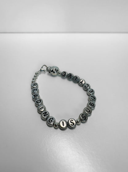 reading is subjective bracelet